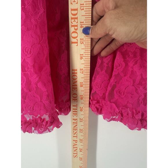 Seductive Wear Cinema Etoile Babydoll Underwire Unlined Pink Lace Sz M BB24 - Picture 4 of 10